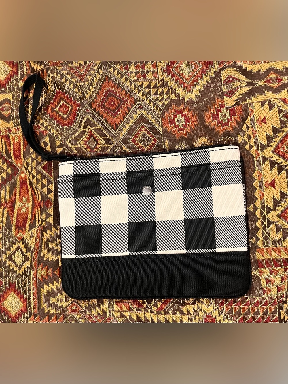 ADORBS! Buffalo Check - Wristlet - Cosmetic Pouch
